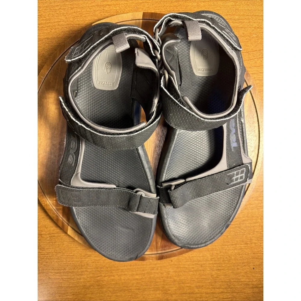 Teva Minam Hiking Sandals Mens Size 10 Black Outdoor Trail Walking Sandals